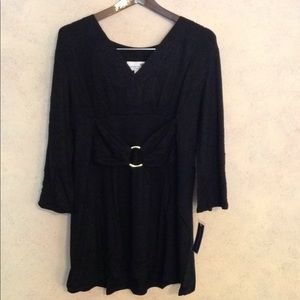 NEW! Jersey Knit Shaping Tunic / Size Ladies Lg